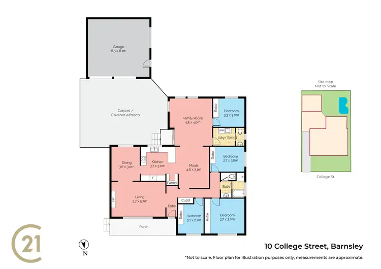 Floorplan of Homely house listing, 10 College Street, Barnsley NSW 2278