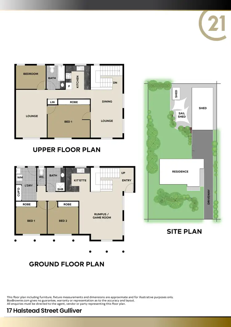 Floorplan of Homely house listing, 17 Halstead Street, Gulliver QLD 4812