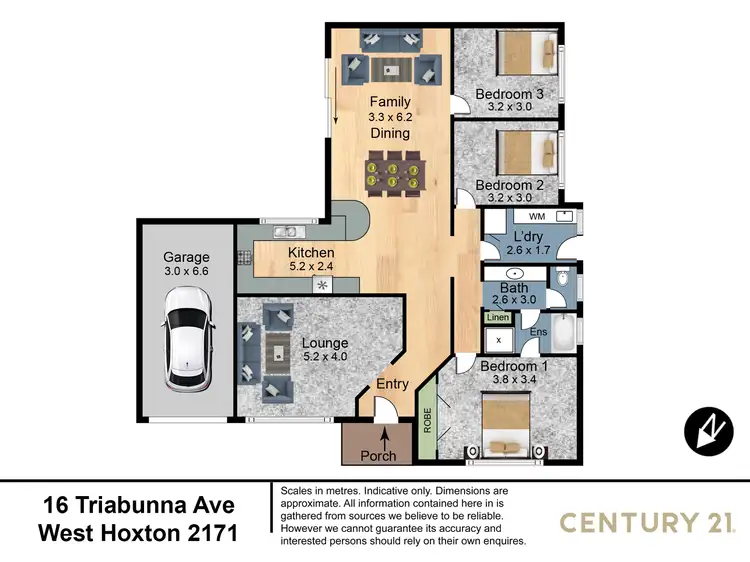 Floorplan of Homely house listing, 16 Triabunna Avenue, West Hoxton NSW 2171