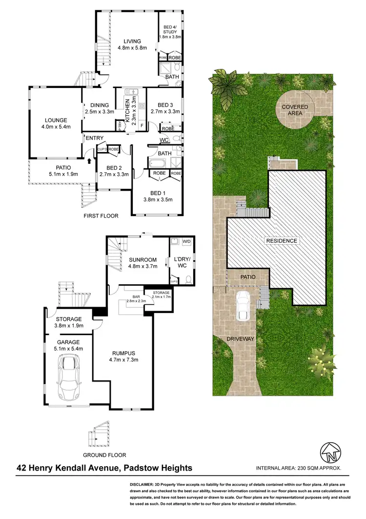 Floorplan of Homely house listing, 42 Henry Kendall Avenue, Padstow Heights NSW 2211