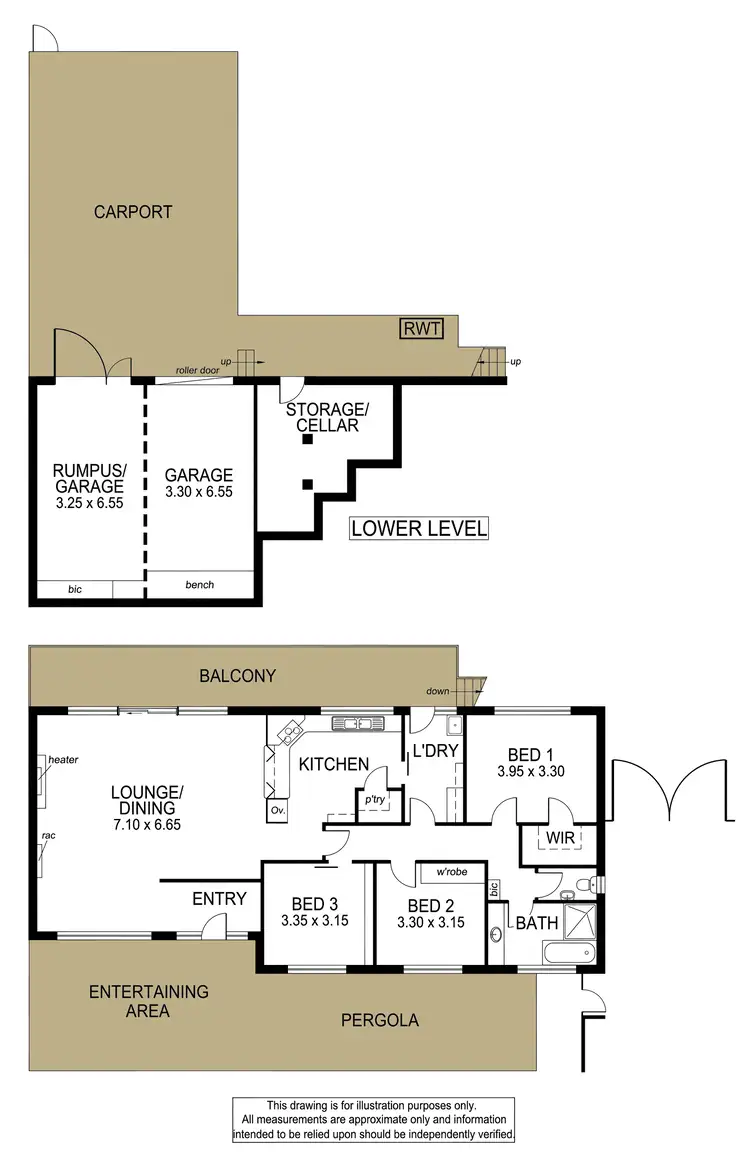 Floorplan of Homely house listing, 3 Davey Crescent, Seaview Downs SA 5049