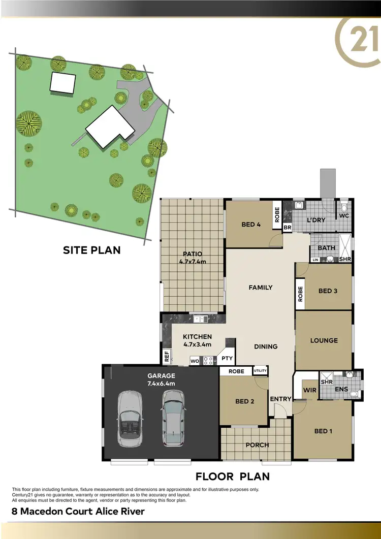 Floorplan of Homely rural property listing, 8 Macedon Court, Alice River QLD 4817