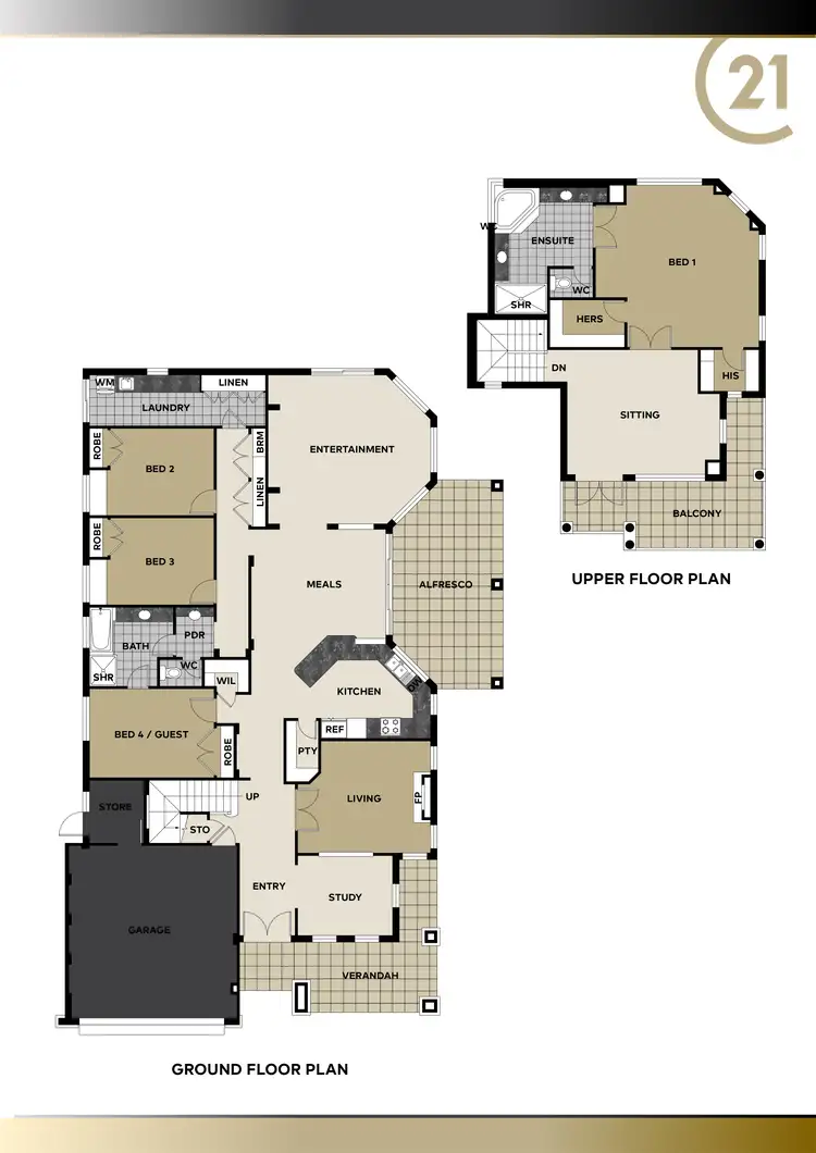 Floorplan of Homely house listing, 2 Cuprea View, Halls Head WA 6210