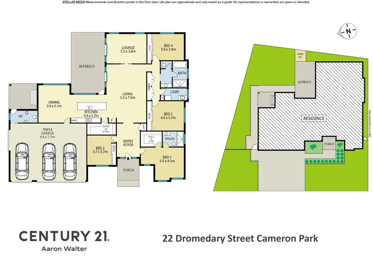 Floorplan of Homely house listing, 22 Dromedary Street, Cameron Park NSW 2285