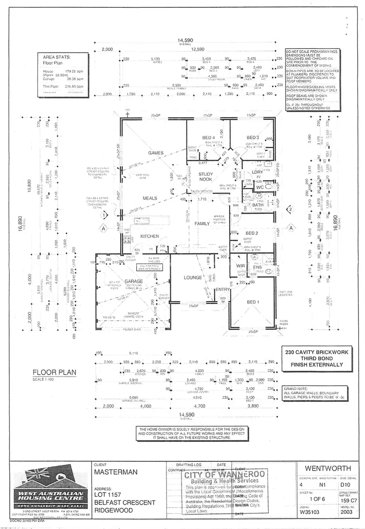 Floorplan of Homely house listing, 24 Belfast Crescent, Ridgewood WA 6030