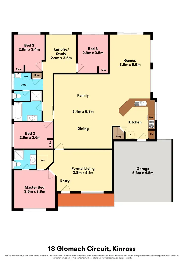 Floorplan of Homely house listing, 18 Glomach Circuit, Kinross WA 6028