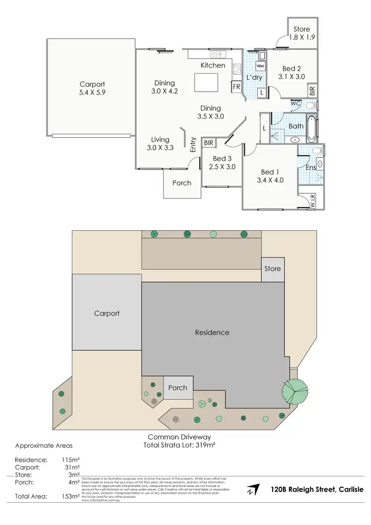 Floorplan of Homely house listing, 120B Raleigh Street, Carlisle WA 6101