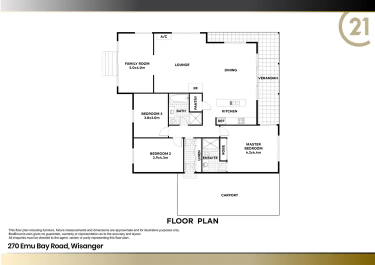 Floorplan of Homely rural property listing, 270 Emu Bay Road, Emu Bay SA 5223