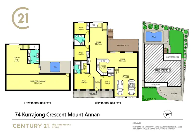 Floorplan of Homely house listing, 74 Kurrajong Circuit, Mount Annan NSW 2567