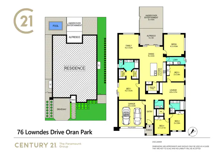 Floorplan of Homely house listing, 76 Lowndes Drive, Oran Park NSW 2570