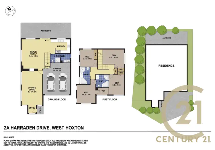 Floorplan of Homely house listing, 2A Harraden Drive, West Hoxton NSW 2171