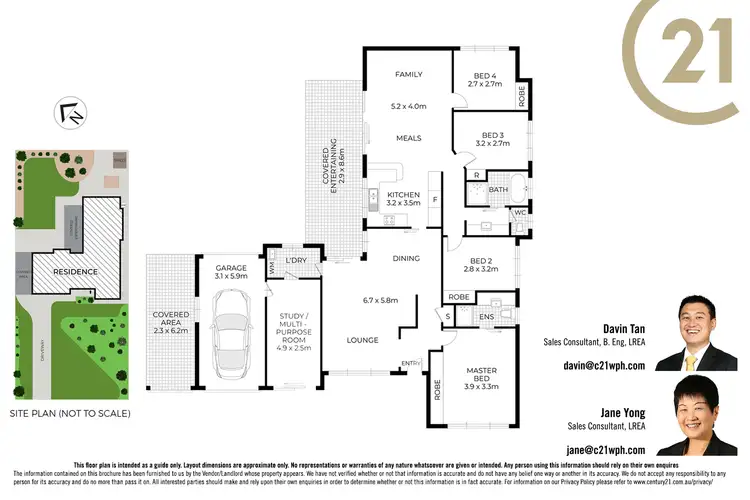 Floorplan of Homely house listing, 23 Rowena Place, Cherrybrook NSW 2126