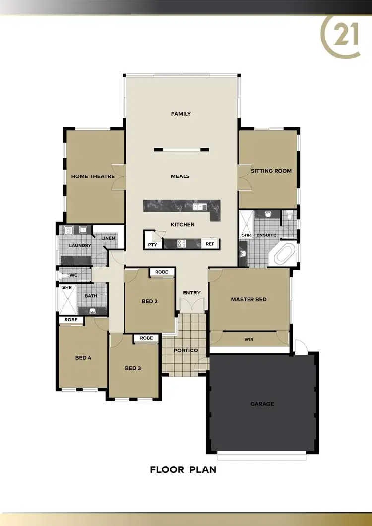 Floorplan of Homely house listing, 27 Eldorado Loop, Meadow Springs WA 6210