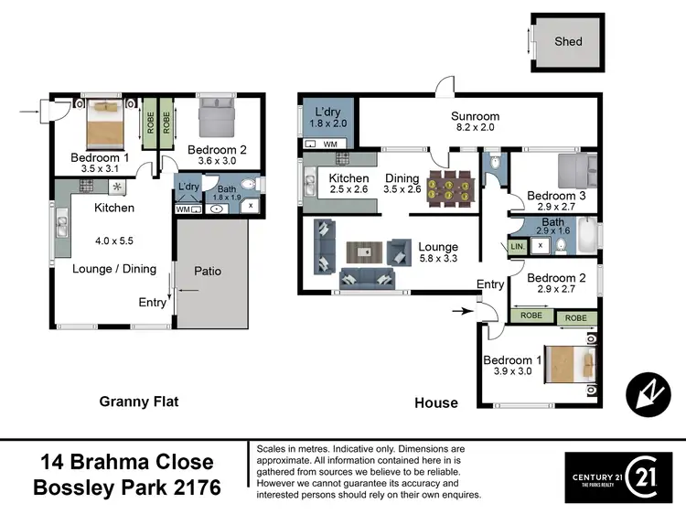 Floorplan of Homely house listing, 14 Brahma Close, Bossley Park NSW 2176