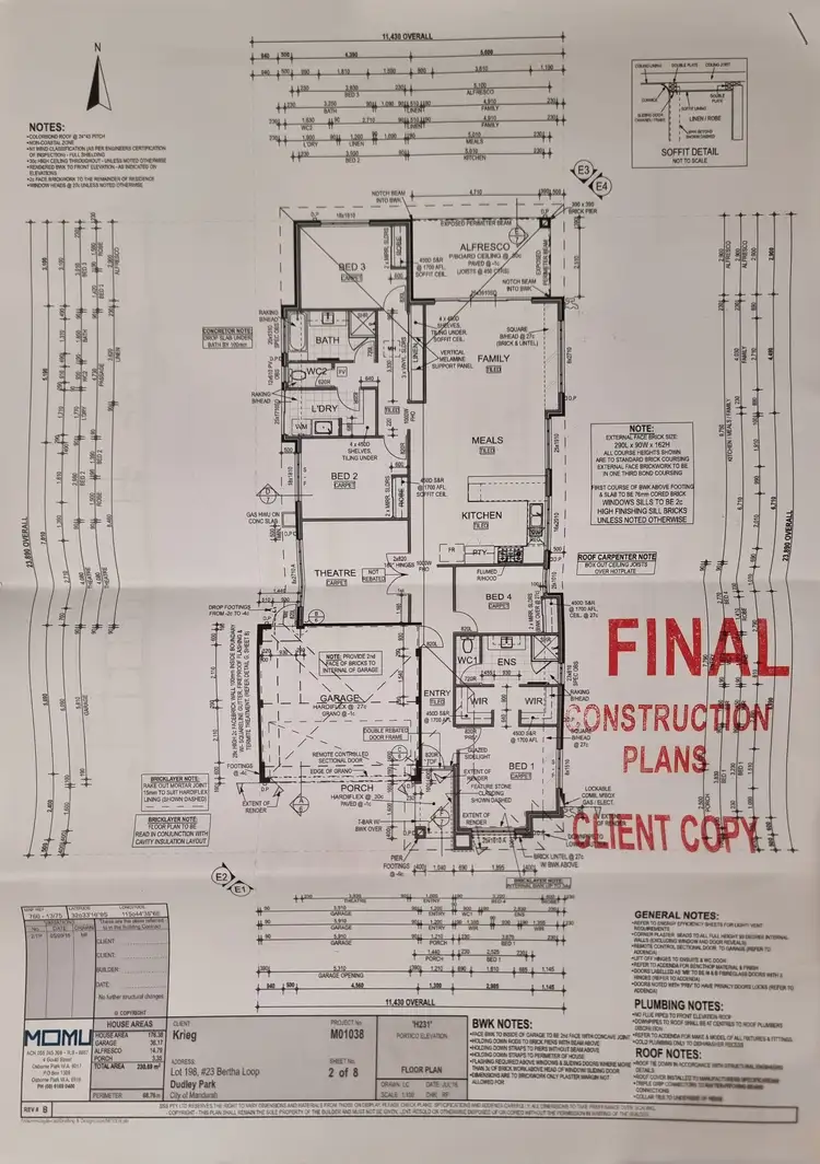 Floorplan of Homely house listing, 23 Bertha Loop, Dudley Park WA 6210