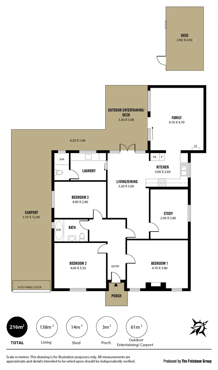 Floorplan of Homely house listing, 6 Ripon Road, Clarence Park SA 5034