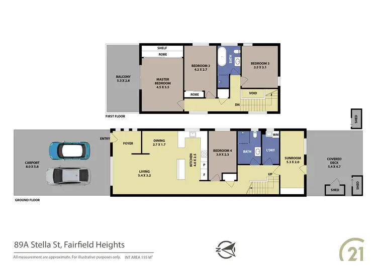 Floorplan of Homely house listing, 89a Stella Street, Fairfield Heights NSW 2165