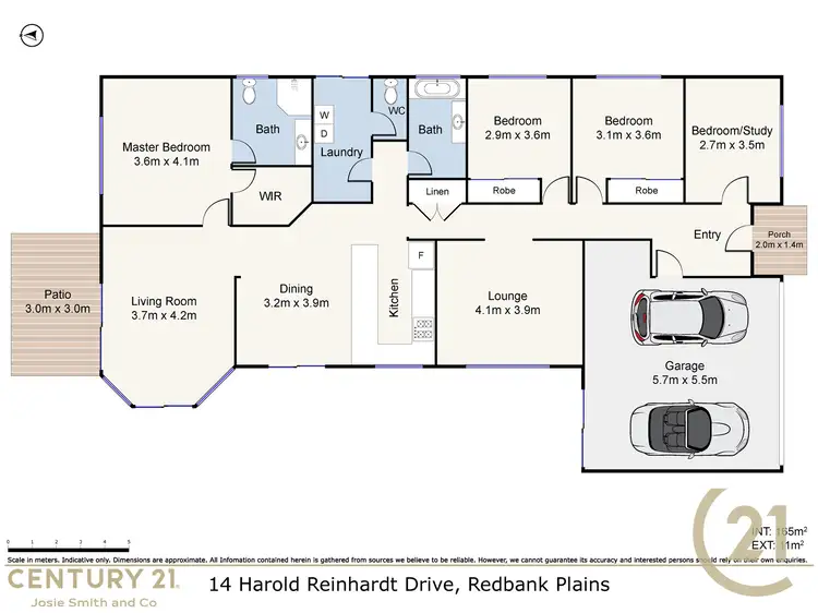 Floorplan of Homely house listing, 14 Harold Reinhardt Drive, Redbank Plains QLD 4301