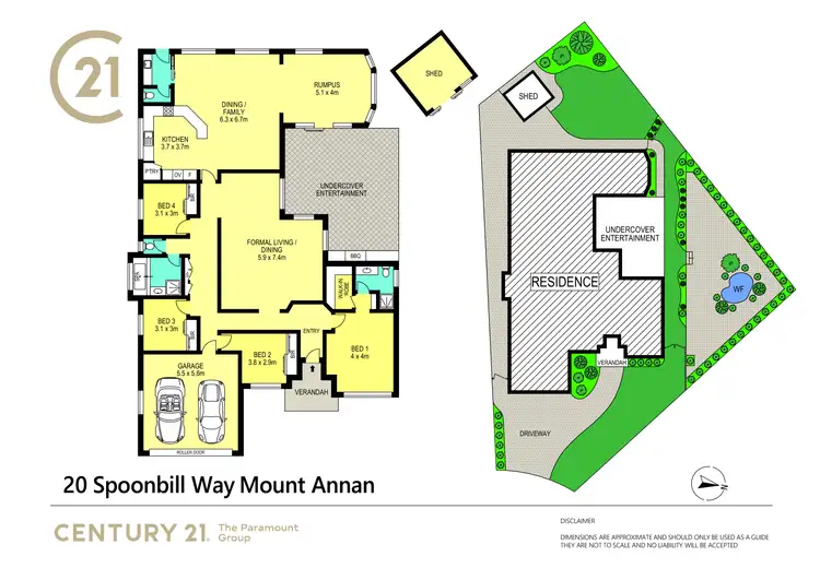 Floorplan of Homely house listing, 20 Spoonbill Way, Mount Annan NSW 2567