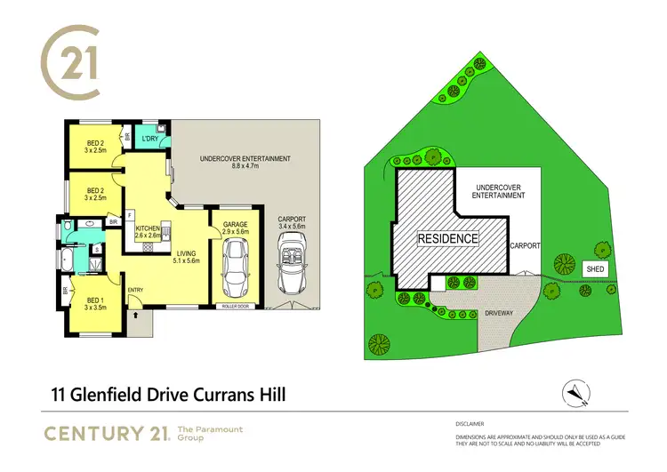Floorplan of Homely house listing, 11 Glenfield Drive, Currans Hill NSW 2567
