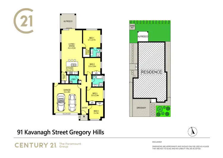 Floorplan of Homely house listing, 91 Kavanagh Street, Gregory Hills NSW 2557