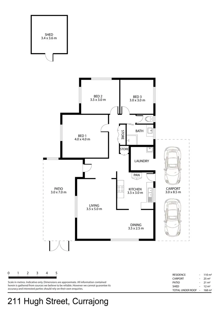 Floorplan of Homely house listing, 211 Hugh Street, Currajong QLD 4812