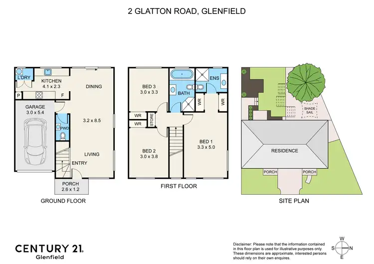 Floorplan of Homely house listing, 2 Glatton Road, Glenfield NSW 2167