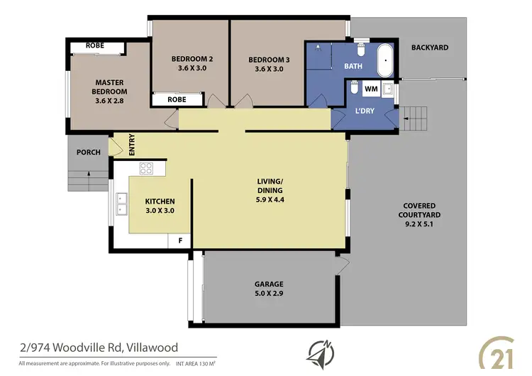 Floorplan of Homely unit listing, 2/974 Woodville Road, Villawood NSW 2163