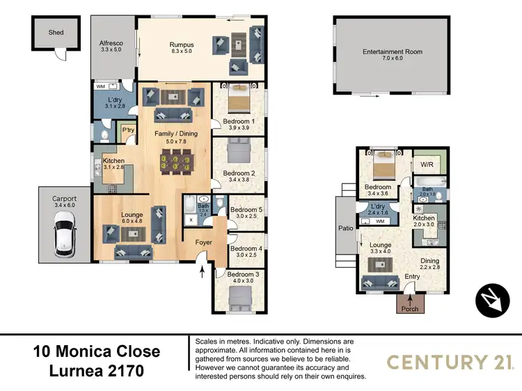 Floorplan of Homely house listing, 10 Monica Close, Lurnea NSW 2170