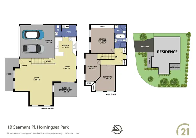 Floorplan of Homely house listing, 1b Seamans Place, Horningsea Park NSW 2171
