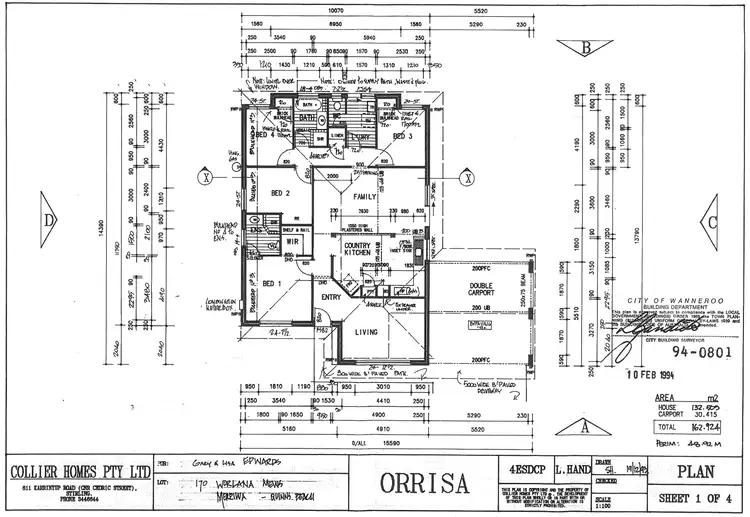 Floorplan of Homely house listing, 4 Worlanna Mews, Quinns Rocks WA 6030