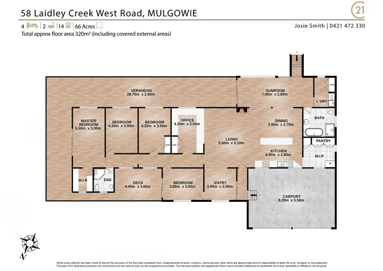Floorplan of Homely rural property listing, 60 Laidley Creek West Road, Mulgowie QLD 4341