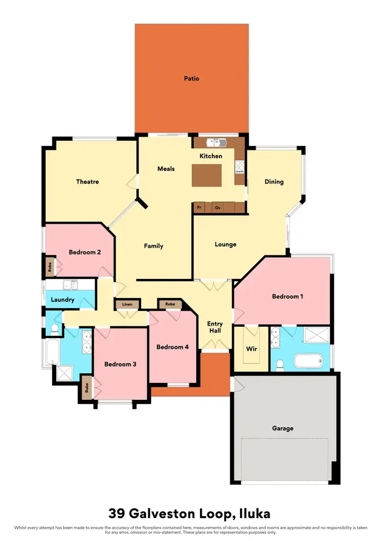 Floorplan of Homely house listing, 39 Galveston Loop, Iluka WA 6028
