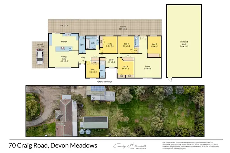 Floorplan of Homely house listing, 70 Craig Road, Devon Meadows VIC 3977