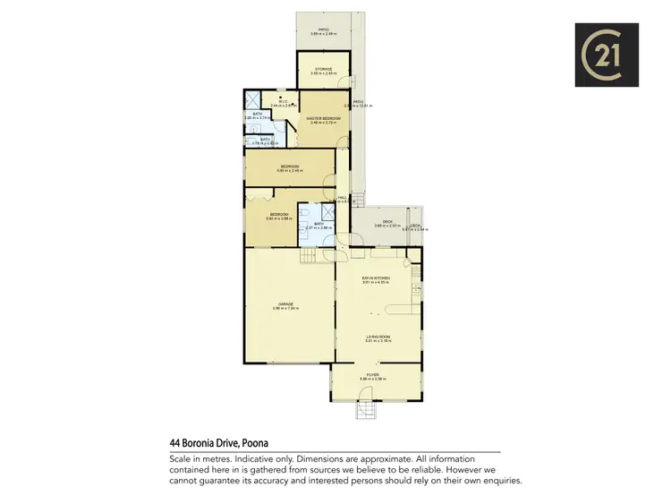 Floorplan of Homely house listing, 44 Boronia Drive, Poona QLD 4650
