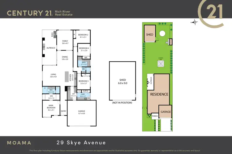 Floorplan of Homely house listing, 29 Skye Avenue, Moama NSW 2731