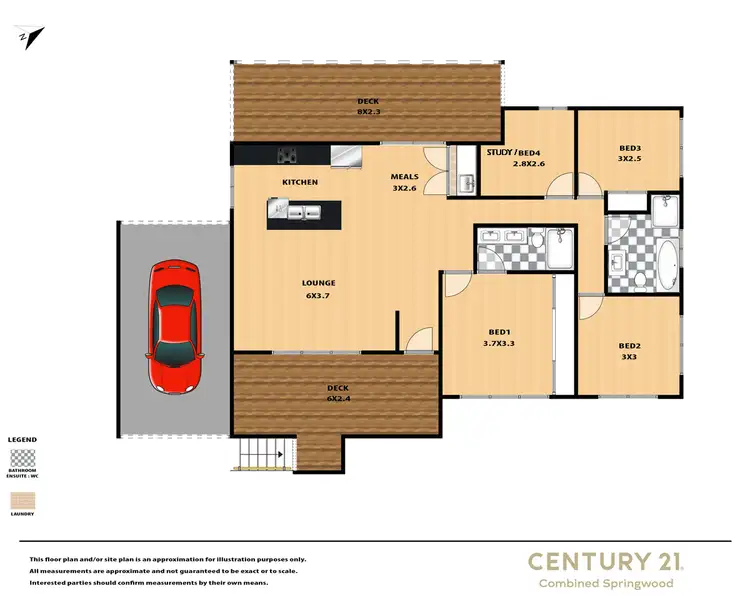 Floorplan of Homely house listing, 8 Wyoming Avenue, Valley Heights NSW 2777