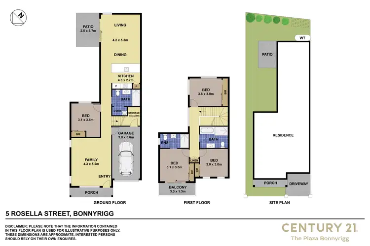 Floorplan of Homely house listing, 5 Rosella Street, Bonnyrigg NSW 2177