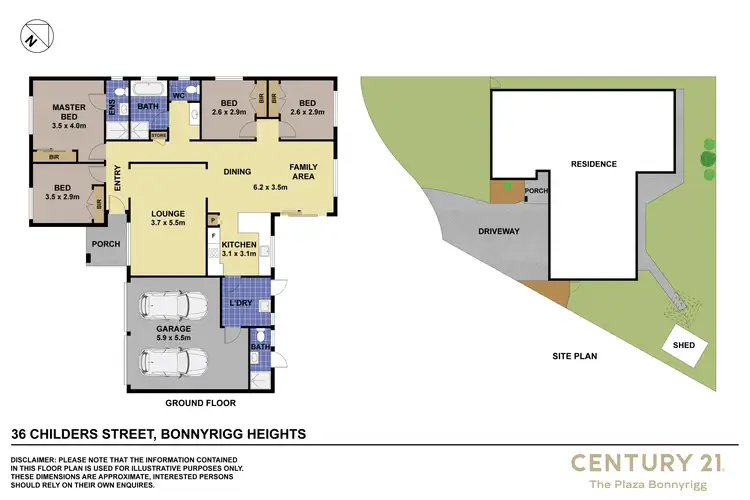 Floorplan of Homely house listing, 36 Childers Street, Bonnyrigg Heights NSW 2177
