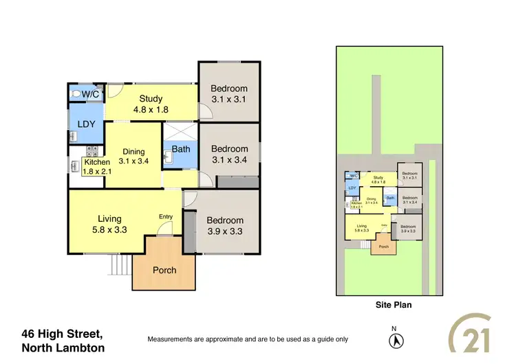 Floorplan of Homely house listing, 46 High Street, North Lambton NSW 2299