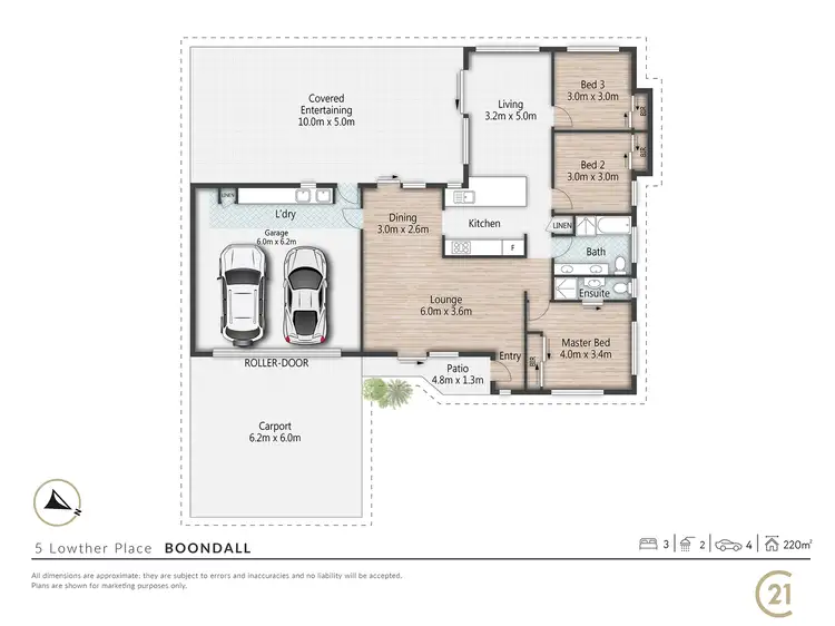 Floorplan of Homely house listing, 5 Lowther Place, Boondall QLD 4034