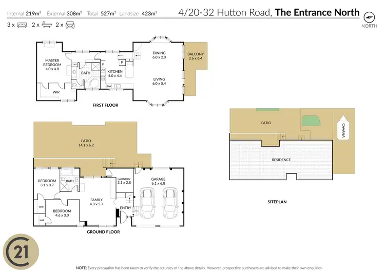 Floorplan of Homely townhouse listing, 4/20-30 Hutton Road, The Entrance North NSW 2261
