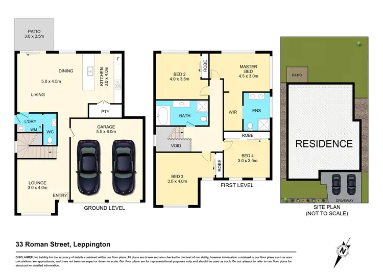 Floorplan of Homely house listing, 33 Roman Street, Leppington NSW 2179