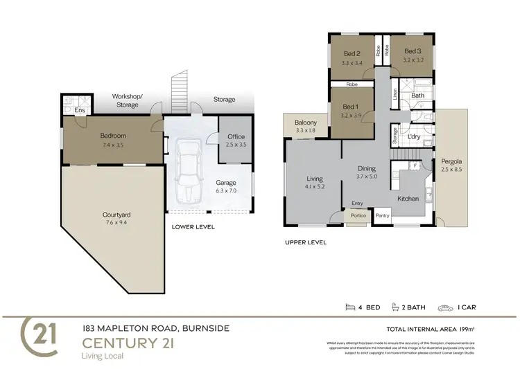 Floorplan of Homely house listing, 183 Nambour Mapleton Road, Burnside QLD 4560