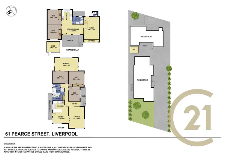 Floorplan of Homely house listing, 61 Pearce Street, Liverpool NSW 2170