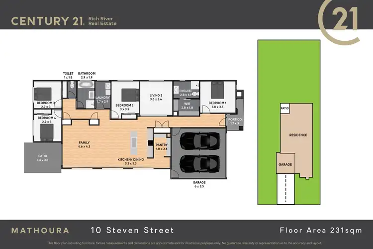 Floorplan of Homely house listing, 10 Steven Street, Mathoura NSW 2710