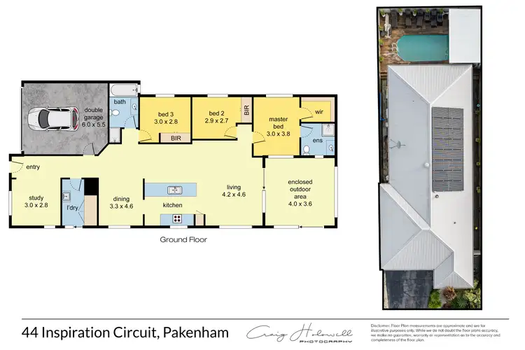 Floorplan of Homely house listing, 44 Inspiration Circuit, Pakenham VIC 3810