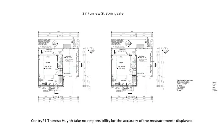 Floorplan of Homely townhouse listing, 27 Furnew Street, Springvale VIC 3171