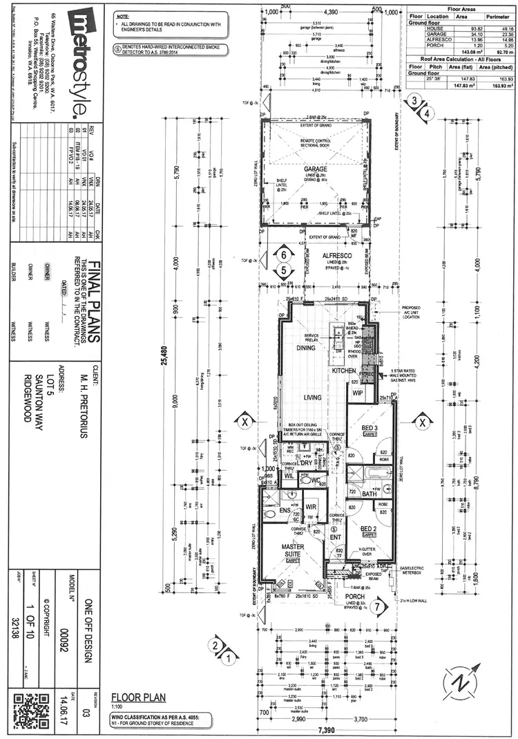 Floorplan of Homely house listing, 9 Saunton Way, Ridgewood WA 6030