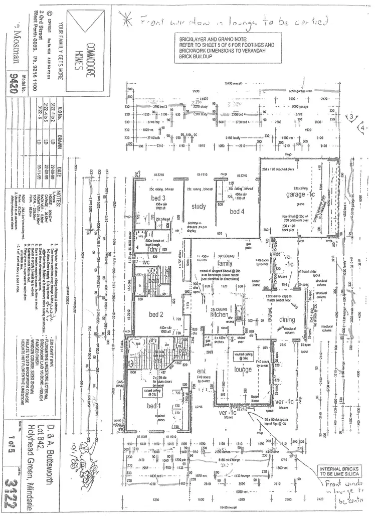 Floorplan of Homely house listing, 5 Holyhead Green, Mindarie WA 6030